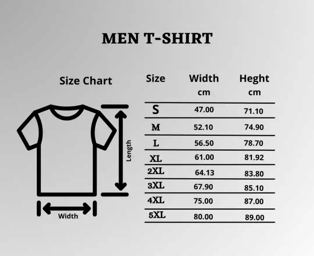 how to measure t shirt size