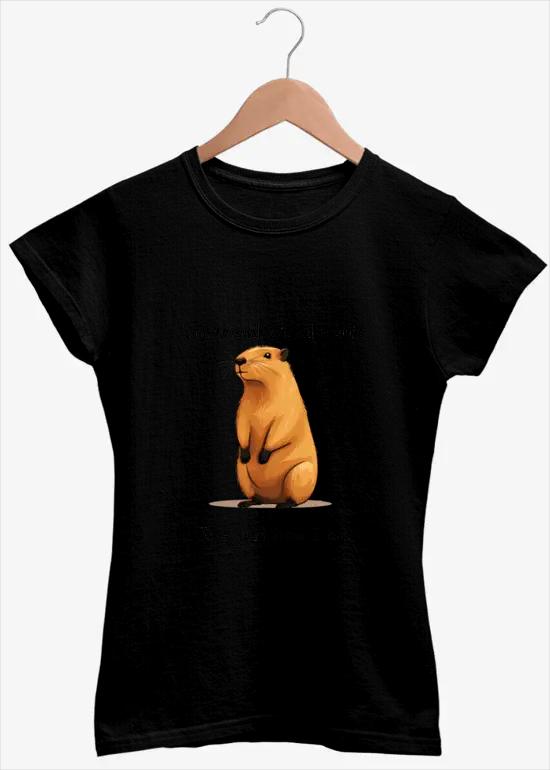 Cute Capybara T Shirt for Women