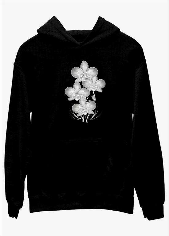 Men's Orchid Black and White Hoodie