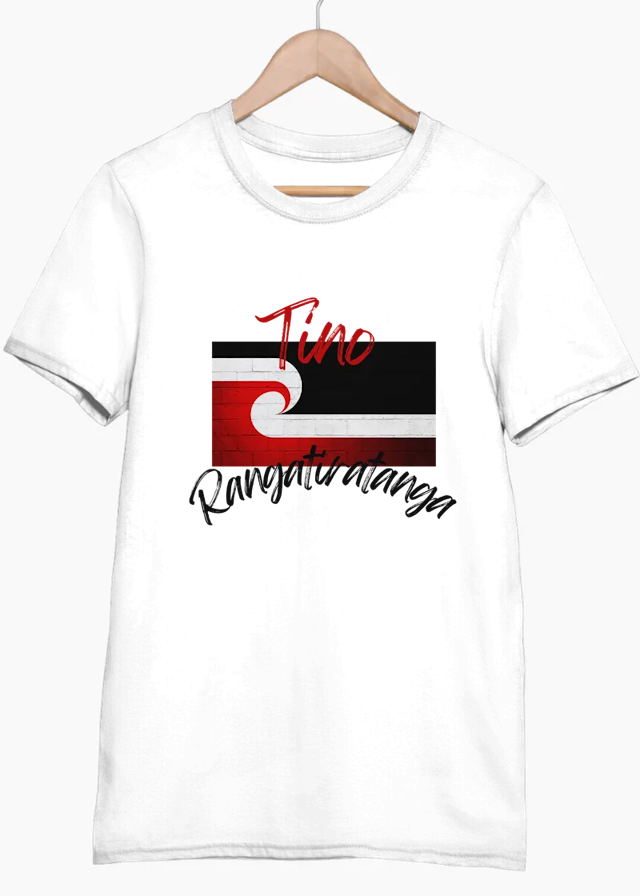 Maori Flag Tino Rangatiratanga T Shirt for Men