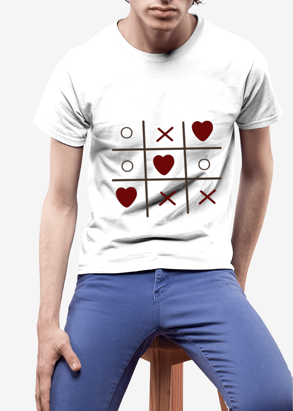 Tic Tac Toe Men's Best T-Shirt - Fun Game Print for Casual Wear