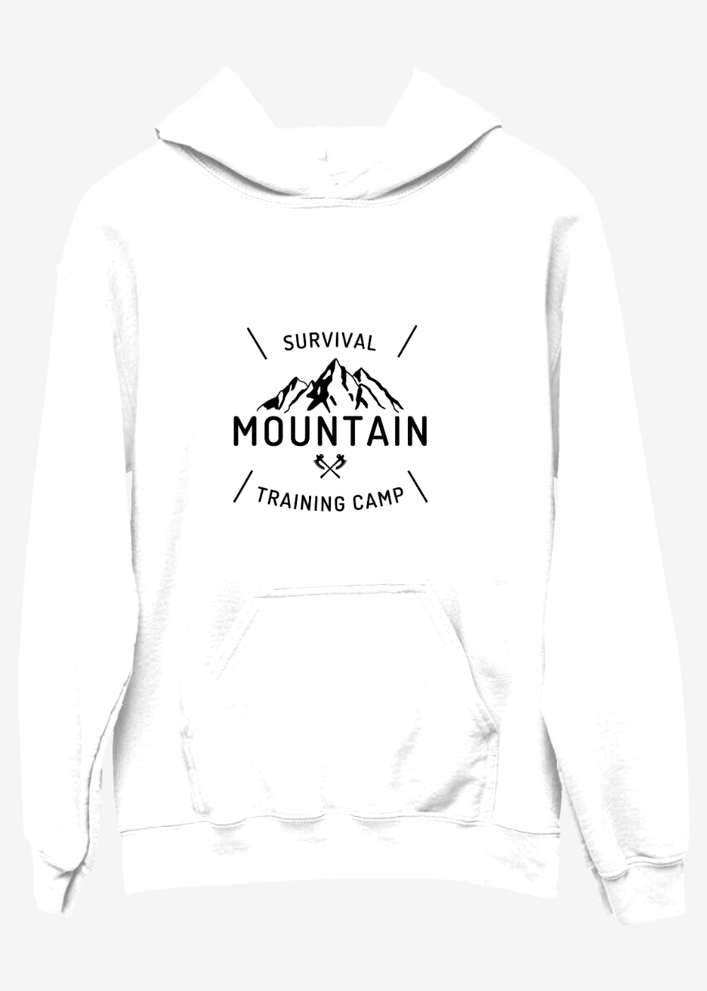 Men Survival Hoodie: Train for the Mountains