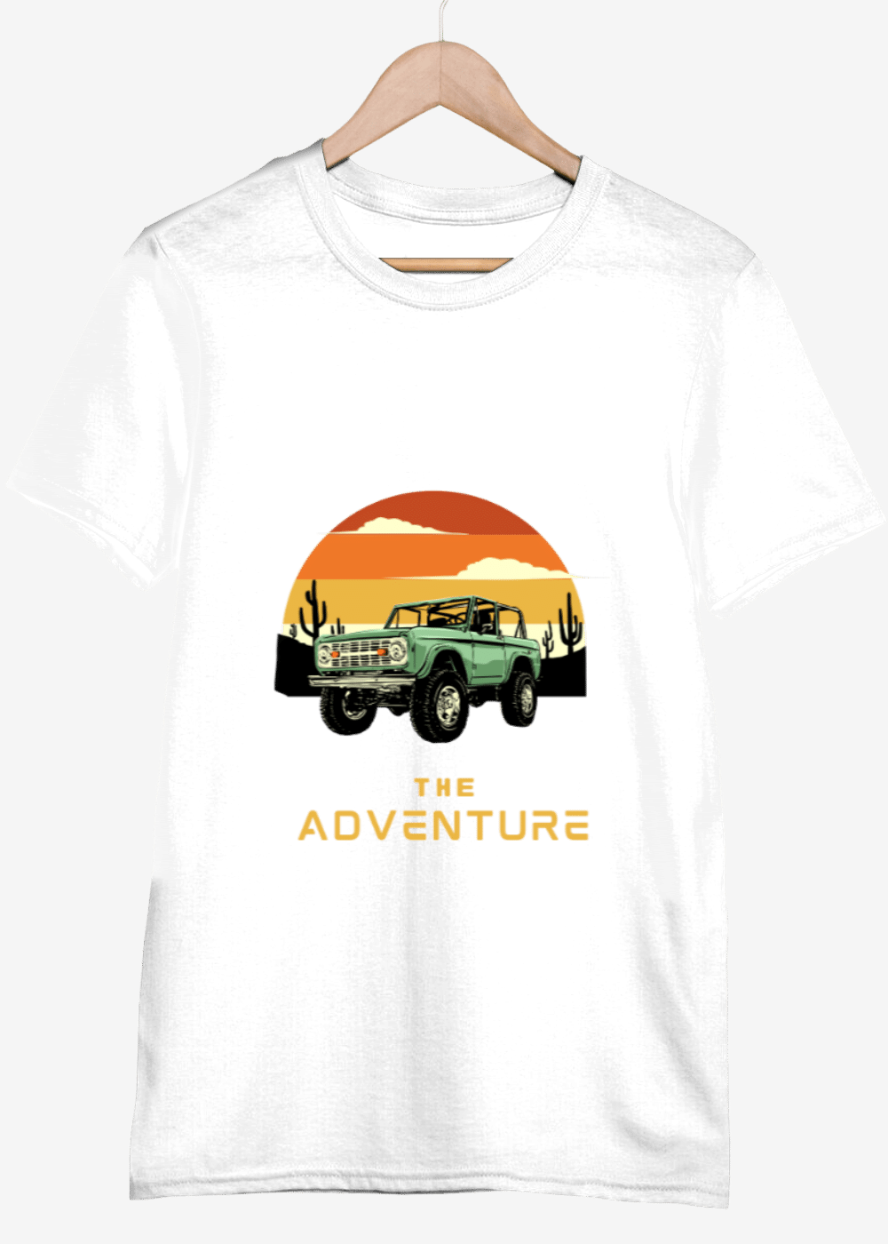 The Adventure Black T-Shirt for Men