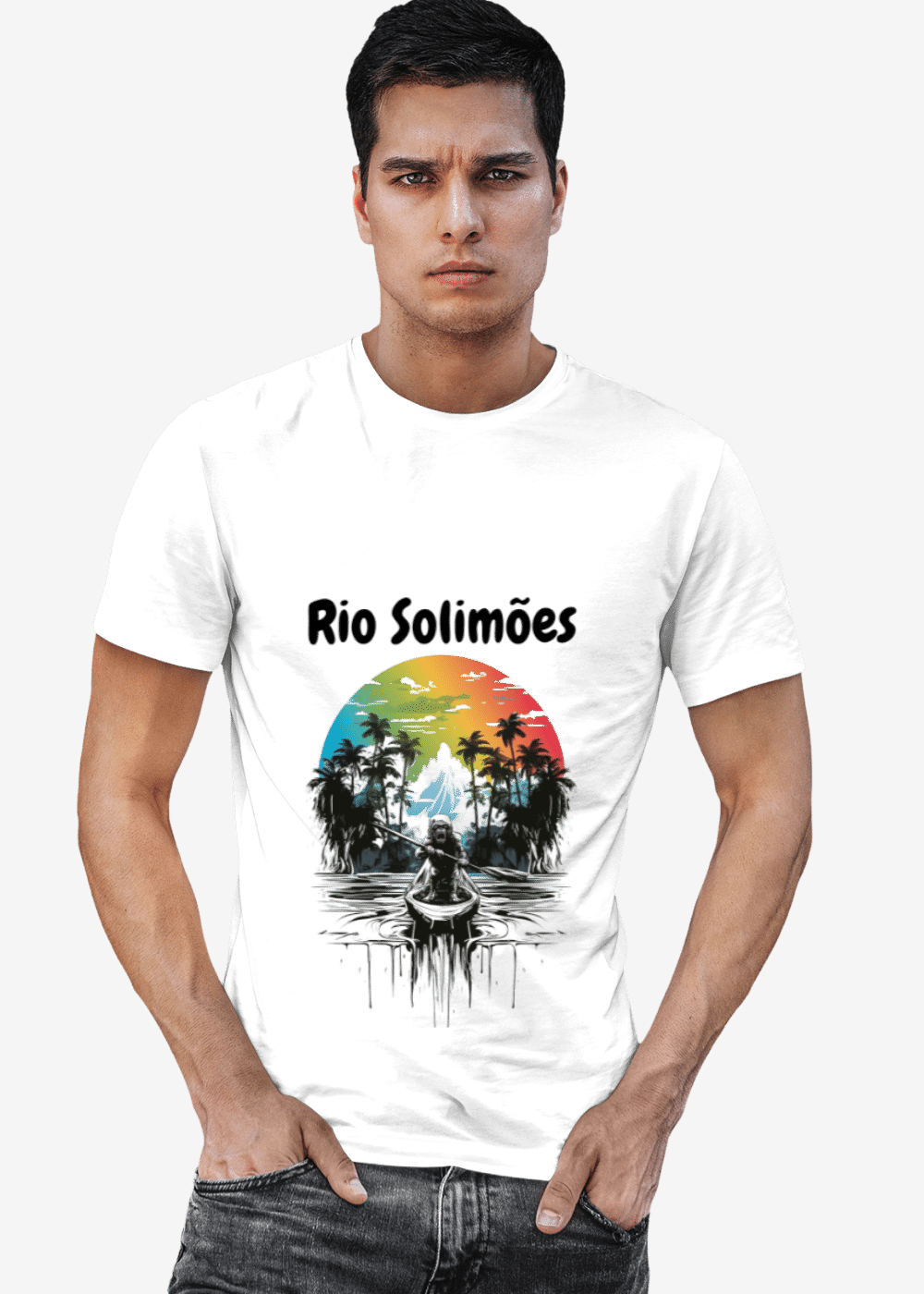 Amazon River Graphic T Shirt for Men