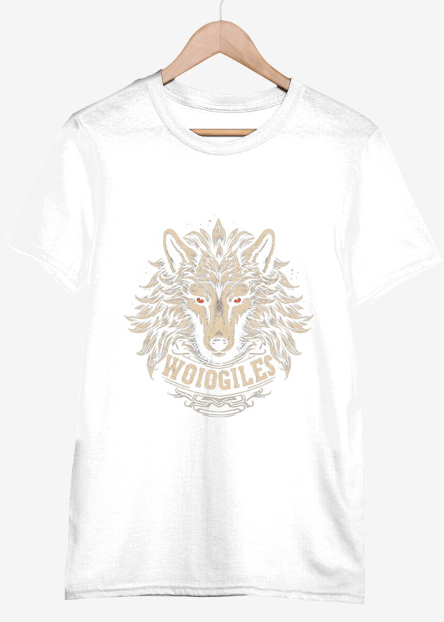 Forest Green Wolf T Shirt for Men