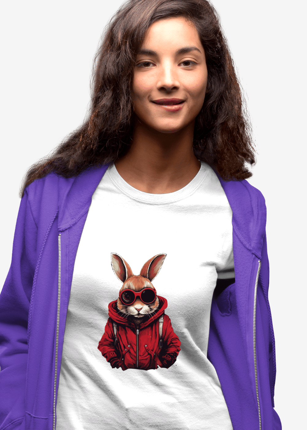 Cute Rabbit T Shirt for Women