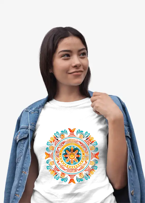 Amazon Motif Print T-shirt for Women