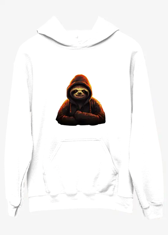 Sloth Print Hoodie for Men - Graphic Hoodie