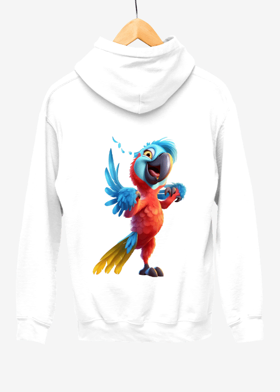 Women's Macaw Claylick Graphic  Hoodie 