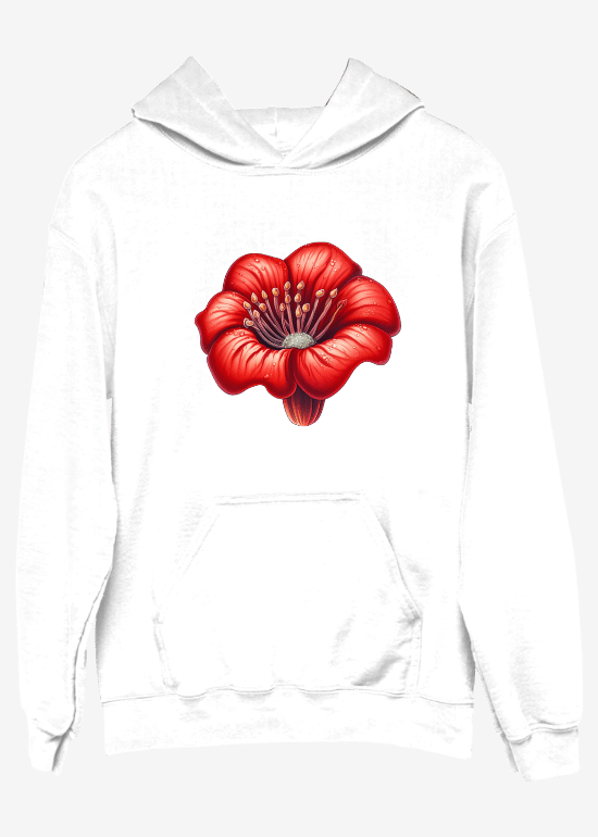  Rafflesia  Flower Printed hoodie for Women
