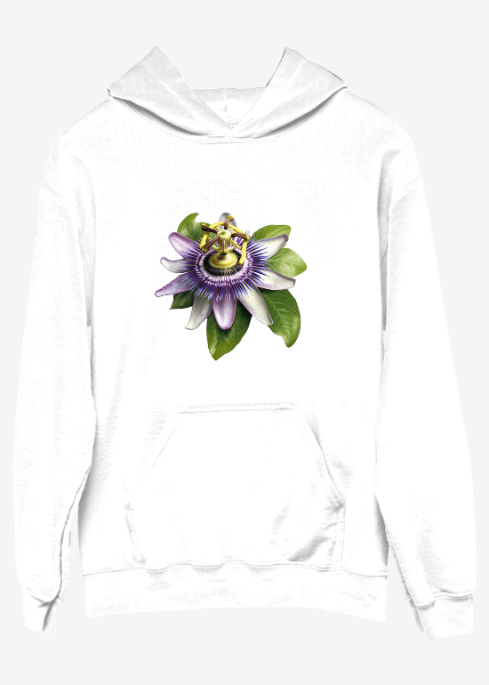 Passion Flower Hoodie for Women's 