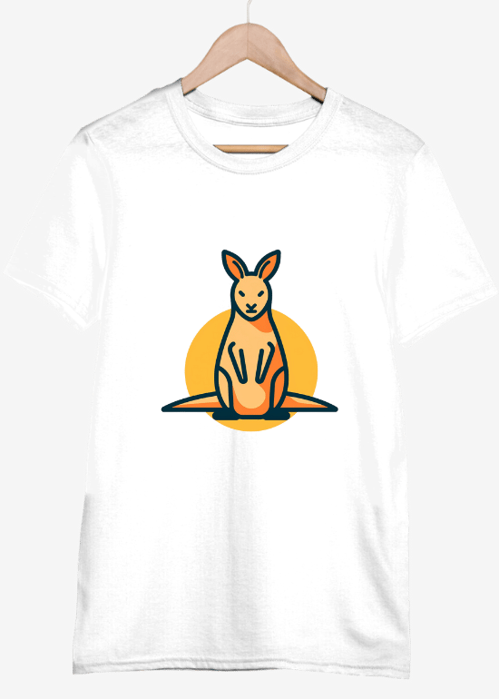 Kangaroo T-Shirt: Iconic Aussie Marsupial Graphic Shirt