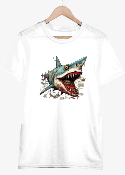 Shark T-Shirt for Men - Dare to Swim with Style & Elegance