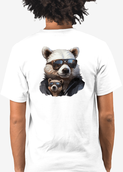 Papa Bear Emblem T-Shirt - Fatherhood Signature Look