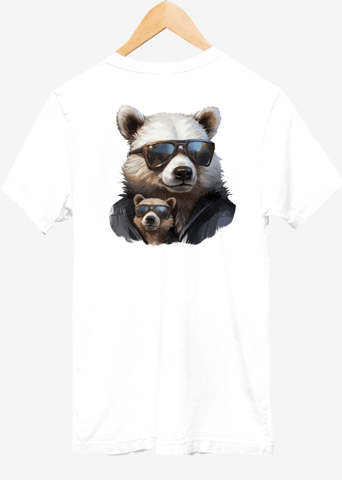 Papa Bear Emblem T-Shirt - Fatherhood Signature Look