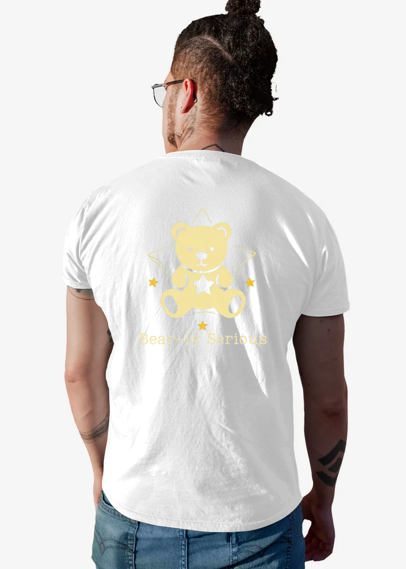 Teddy Bear Graphic T Shirt for Men