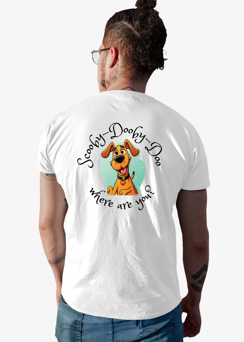Scooby Doo T Shirt for Men - Funny Graphic Print