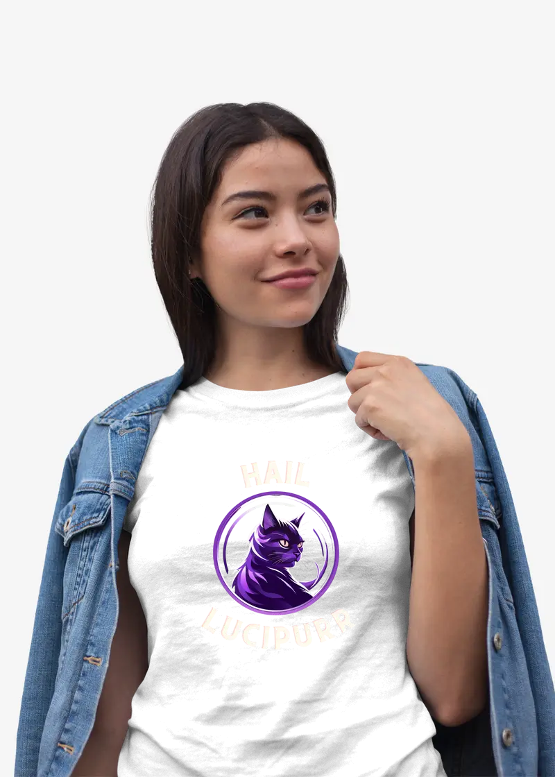 Lucipurr Themed T-Shirt for Women